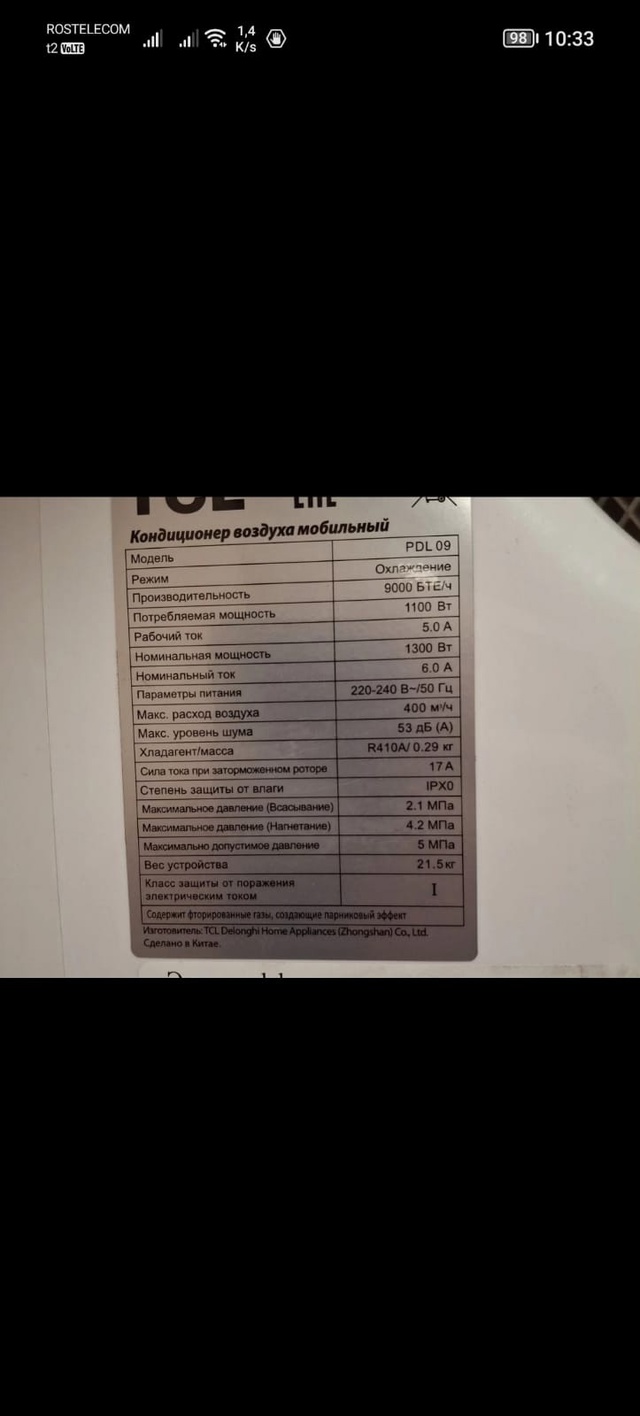 Продаётся напольный кондиционер на 20 кв. м. в использов...