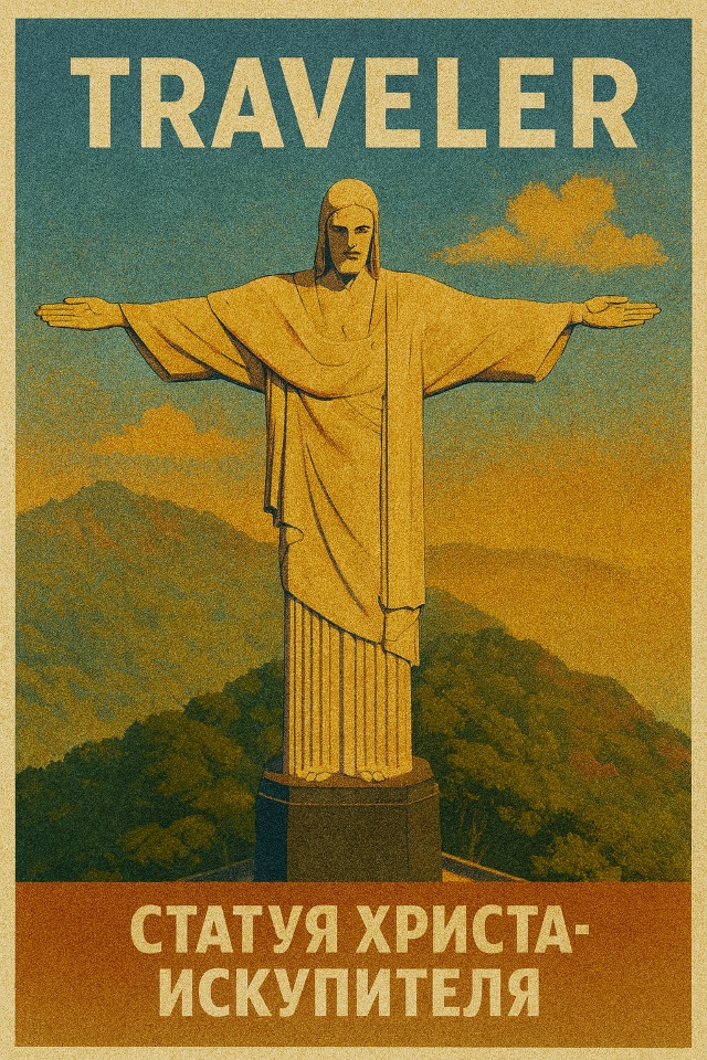 🌍 Статуя Христа-Искупителя, Бразилия
Один из самых уз...