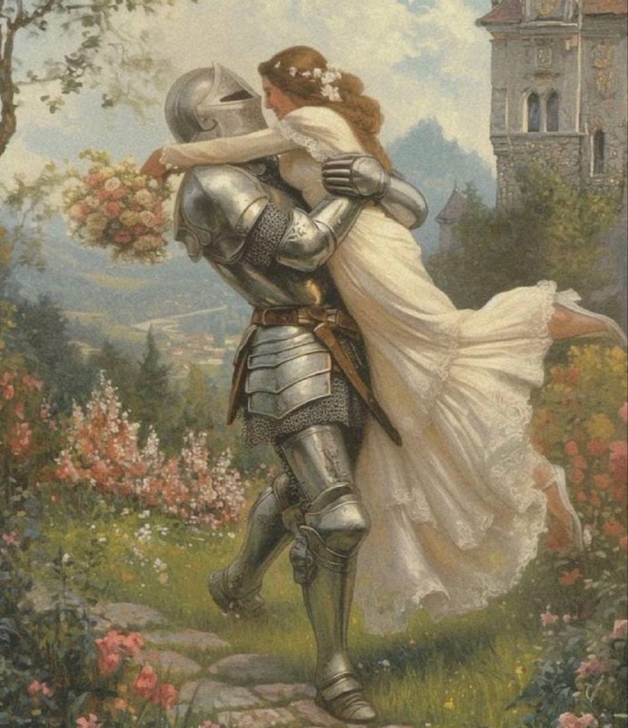 когда встретила его, и сразу поняла, как будешь себя с ним ощущать:
(я в доспехах)