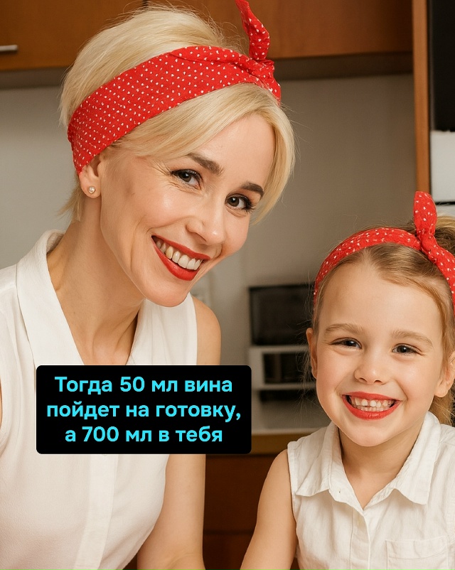 Когда готовишь с вином, рецепт — это просто повод откр?...