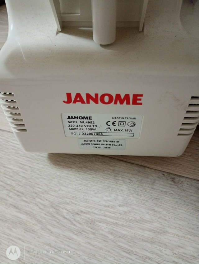 Продам оверлок Janome, произведен в Тайване, стране- миров...