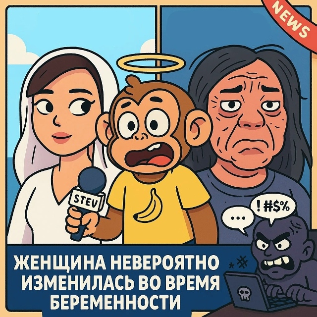 Безумные приколы
Беременность — это всегда лотерея. Н?...