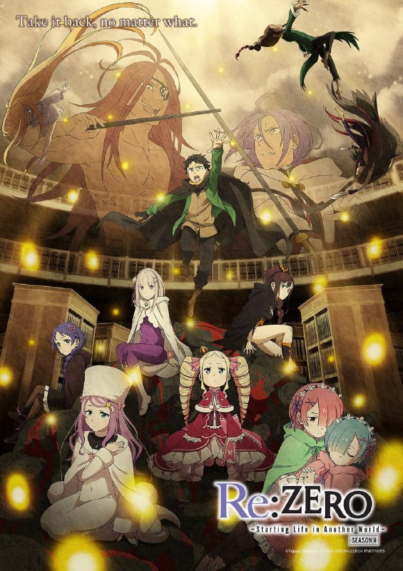 ⛔️4 сезон аниме «Re:Zero. Жизнь с нуля в альтернативном мире» уходит на перерыв и вернётся с новой а