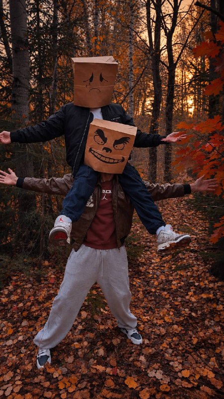 Пакет на голову и в лес 🤣