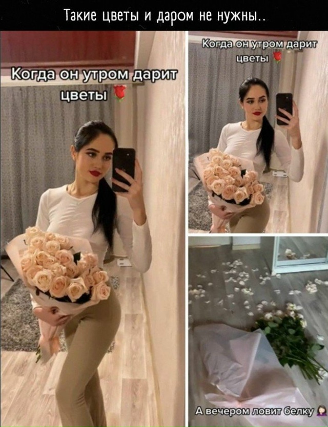 Лучше без цветов, но и без ссор ☝?