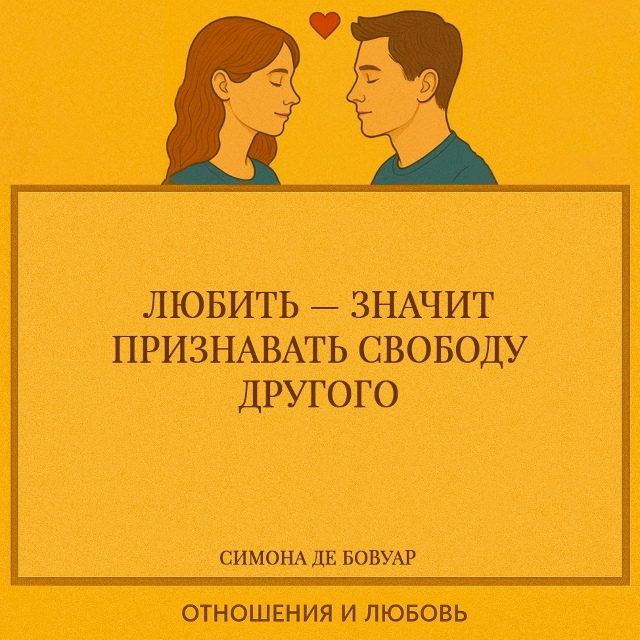 Такая любовь отказывается от роли «владельца» и прини?...