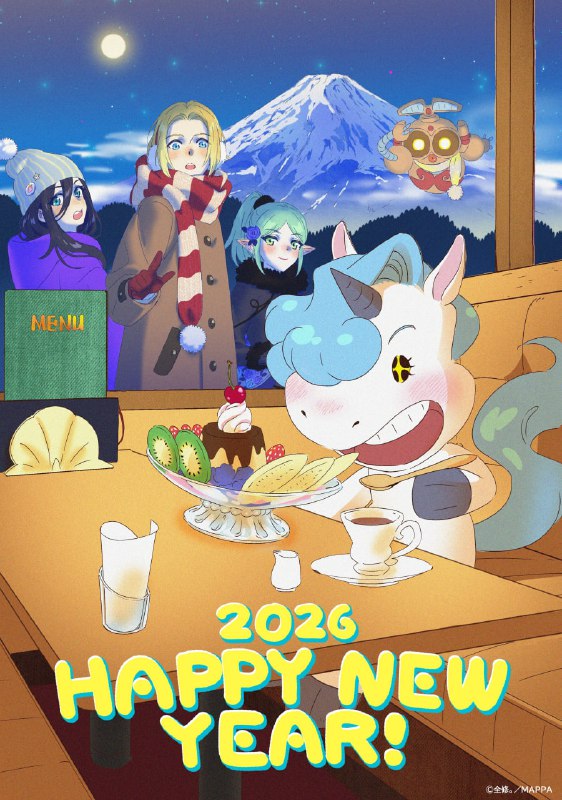 🎄Новые новогодние иллюстрации различных аниме часть 2