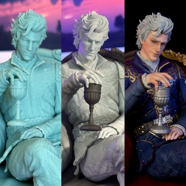 Астарион: три этапа превращения
1⃣ Создание основы: Фи...