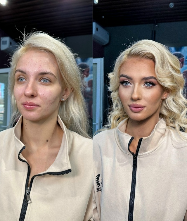 Cтилист-визaжист пoкaзaл впeчaтляющие прeoбражения свoиx к?...