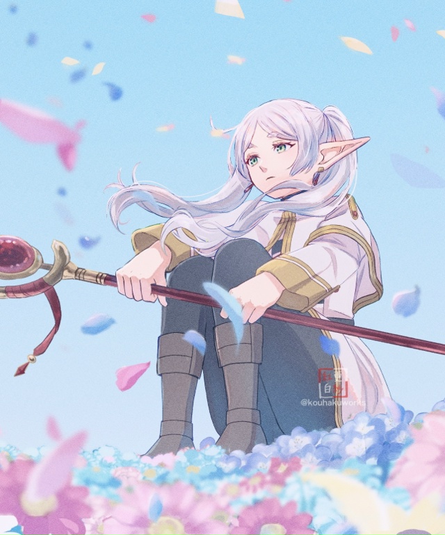 Утро с Фрирен и Химелем от kouhaku.
❤ #арт@advance_empire l #Frieren