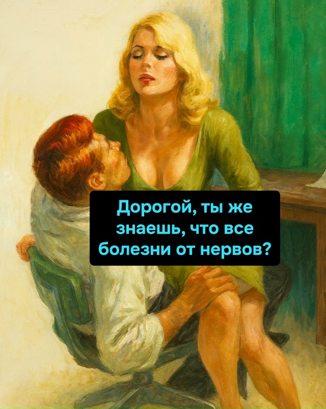 Все болезни от нервов, но сифилис он точно подхватил не...