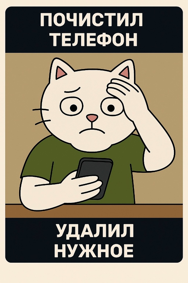 Решил навести порядок и освободить память. Но как всег?...