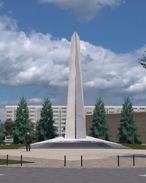 В Видном возводят 15-метровую стелу в честь участников ?...