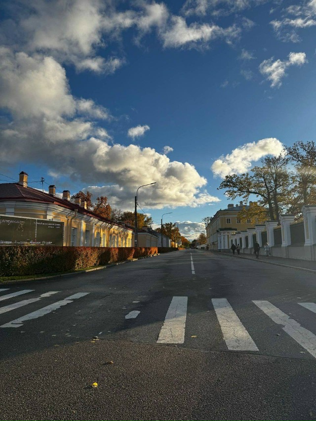 Осенняя атмосфера в Петергофе 🍁