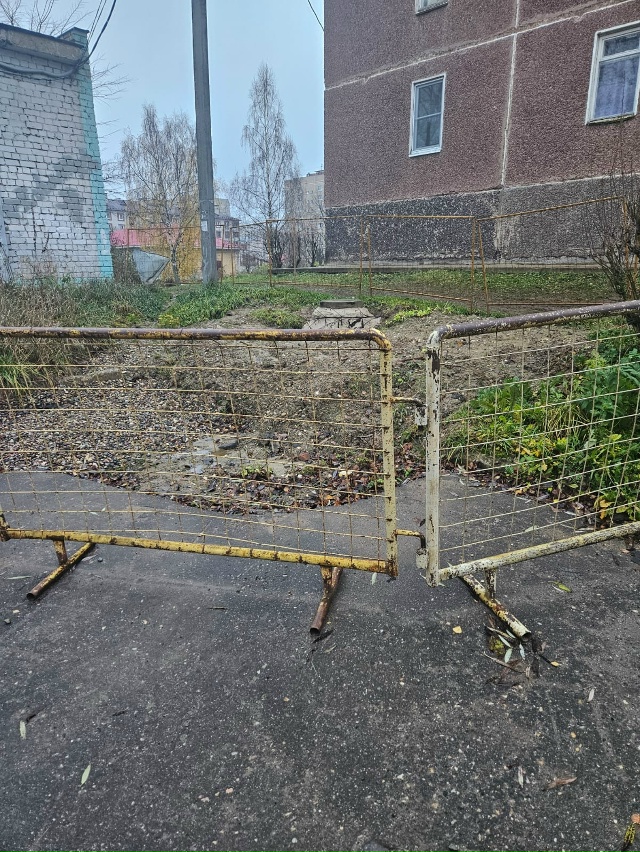 Ещё в августе были завершены ремонтные работы у дома 46 ...