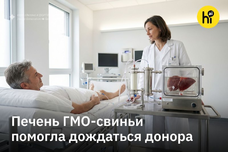 ❤️ Свиная печень помогла мужчине дожить до трансплантации
В Китае впервые провели операцию, после к