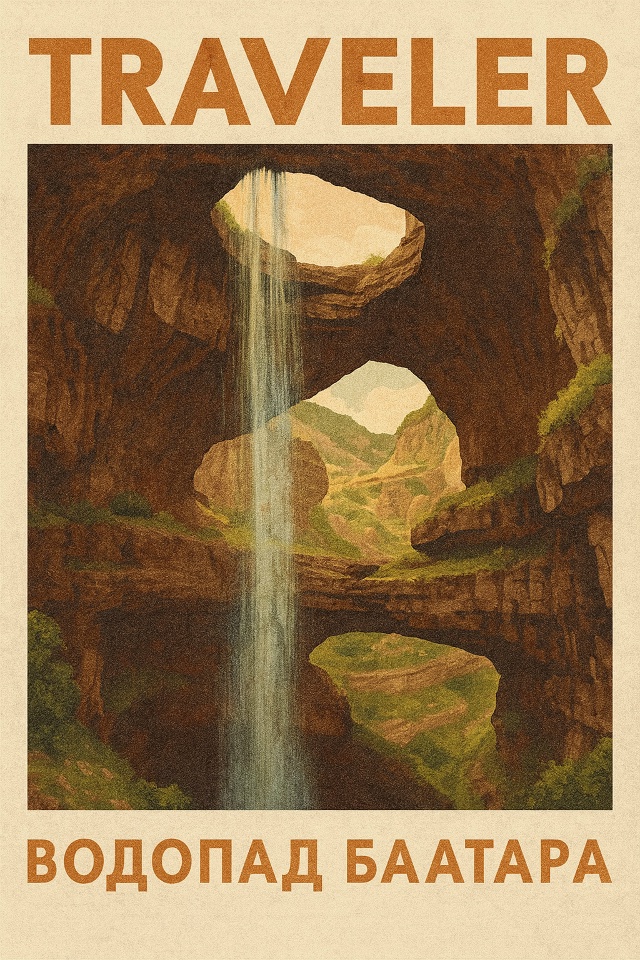🌍 Водопад Баатара — одно из самых уникальных чудес пр...