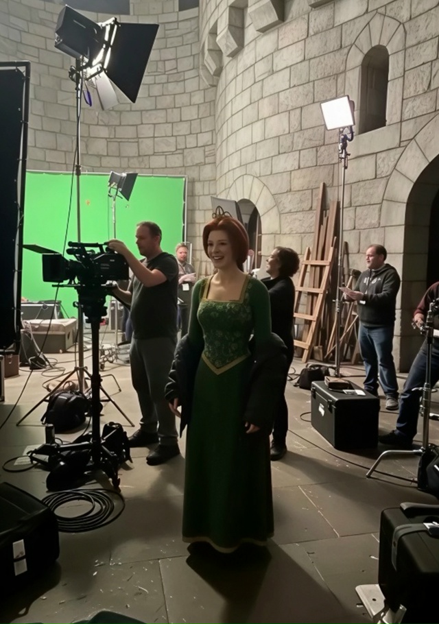 Съёмки «Шрека» в самом разгаре!
Казалось бы — зелёный ...