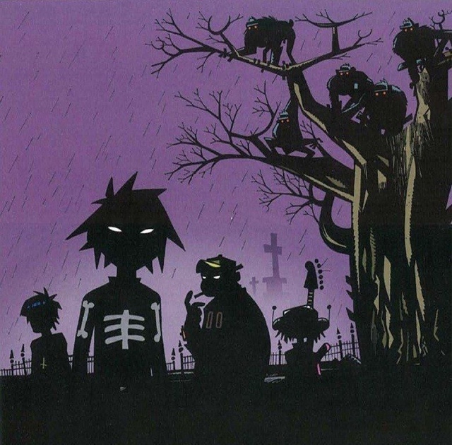 Лeгендарные песни великих Gorillaz, пропитанные призрачно?...