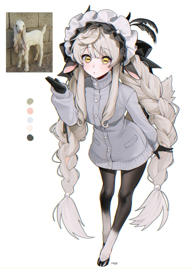 #Art_хуманизации
Девчата-зверята от HAZE