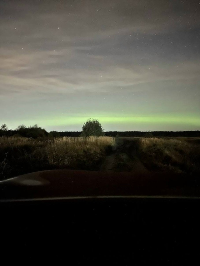 Северное сияние в Подмосковье видно прямо сейчас
Фото...