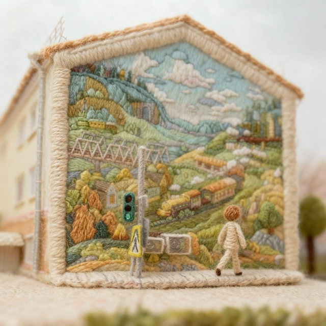 🧣Теплое утро, пермяки
Узнаете этот вязанный город?