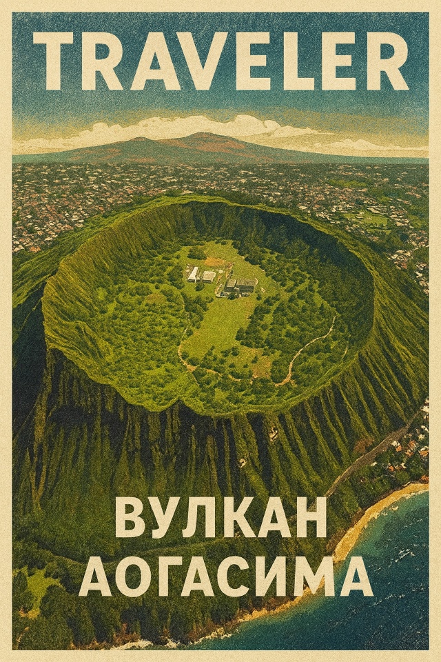 🌍 Вулкан Аогасима — уникальное место, где природа и ж?...