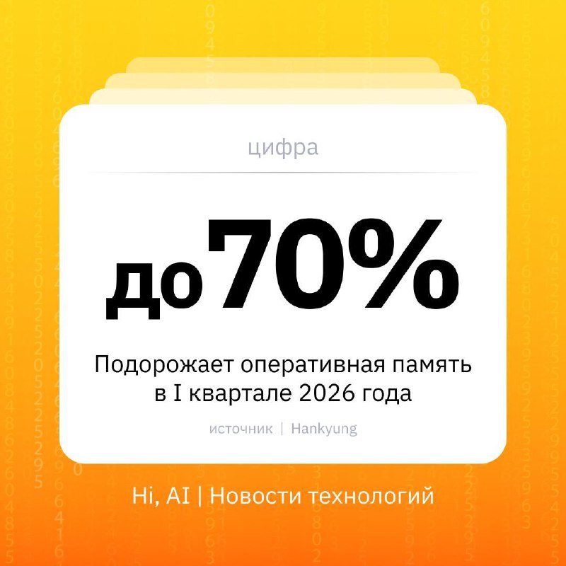 📈 Цены на оперативную память вырастут на 60-70% в первом квартале 2026 года
Samsung Electronics и S