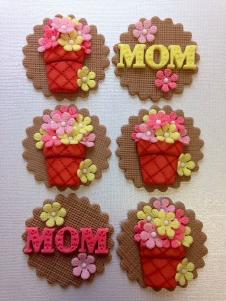 Мастичный декор для капкейков