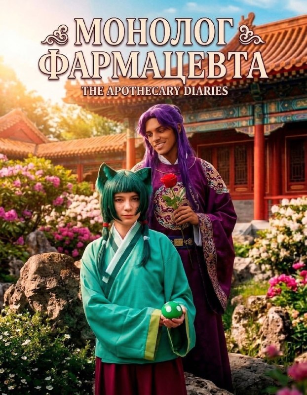 Маомао в реальной жизни
Нетфликс анонсировал лайф-экшен-адаптацию аниме "Монолог фармацевта". Дата