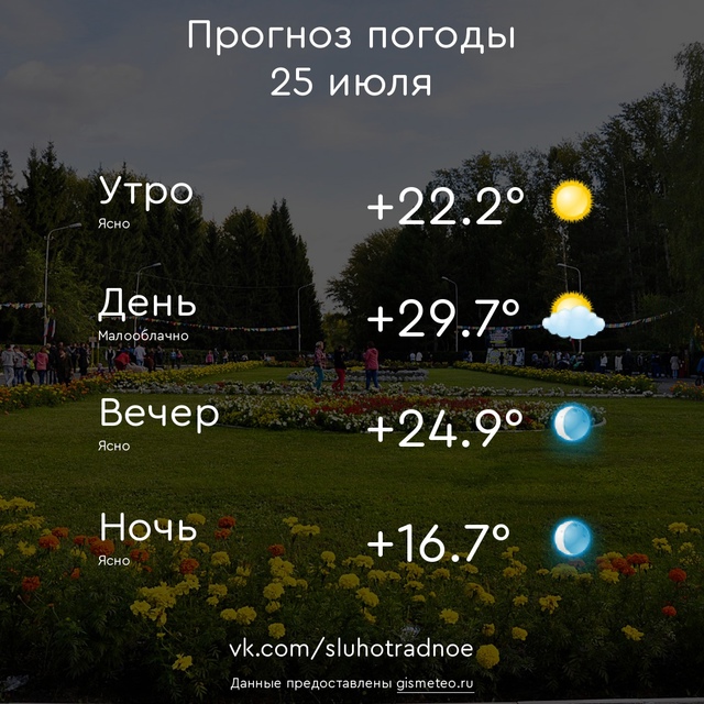 ⛅ Доброе утро, Отрадненцы! Всем продуктивного и приятн...