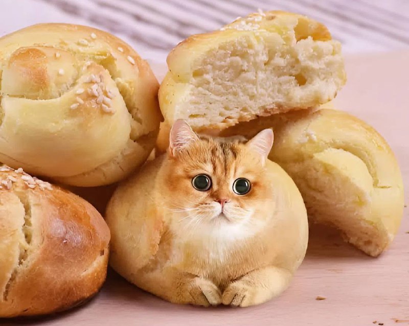 🥐 Сегодня отмечается День булочек
Поздравь свою сдобную)