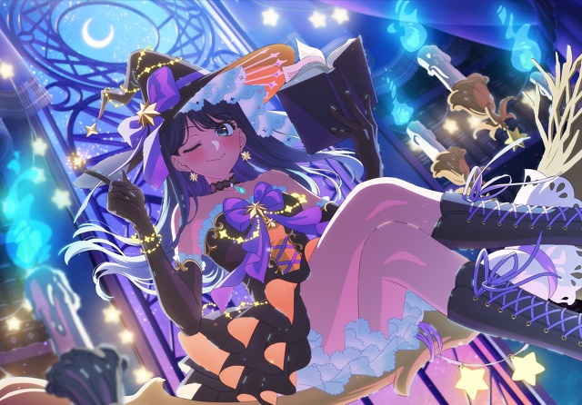 🎃 Выдали хэллоуинский постер с Аканэ из «Звездного ди...