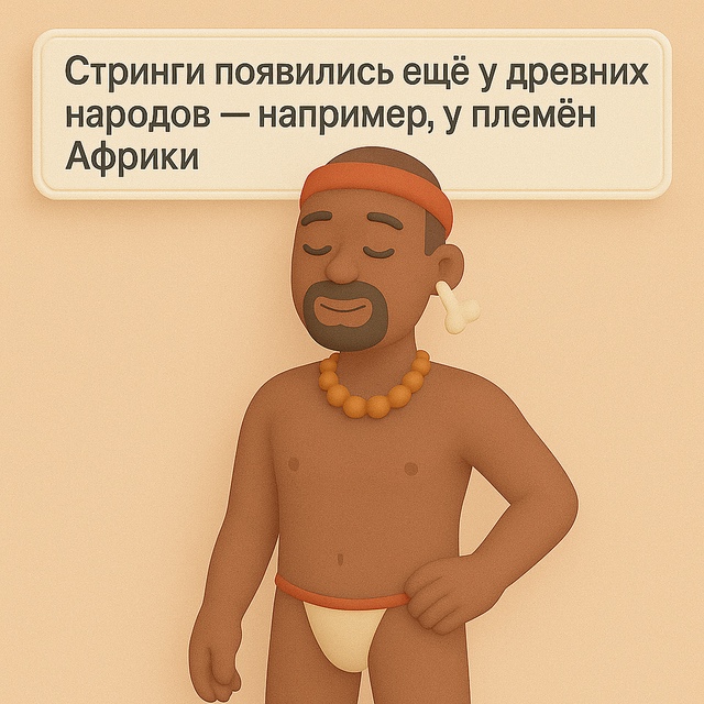 Стринги появились ещё у древних народов — например, у ?...