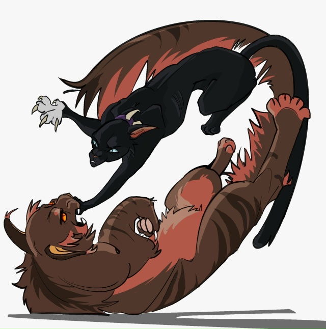 Tigerstar vs Scourge
© CloudyCatStar
#KV_ZZ_ART
