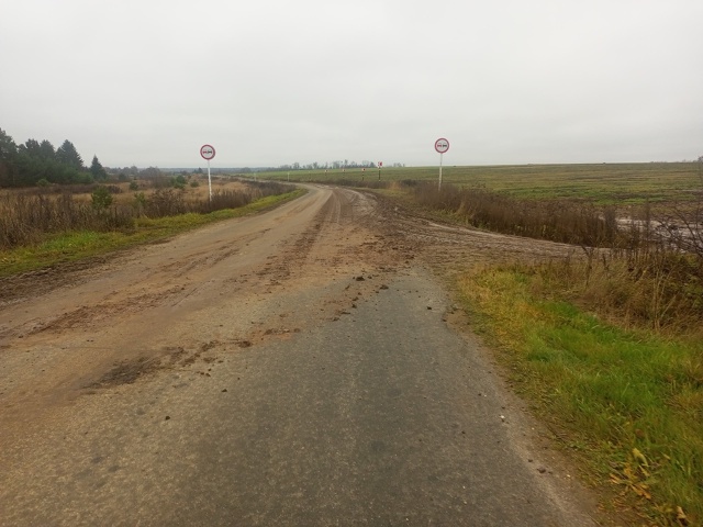 На первом километре с.Сосновец в сторону с.Болотново н...