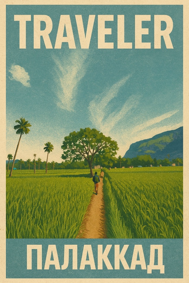 🌍Палаккад — зелёные равнины, где небо кажется бескон?...