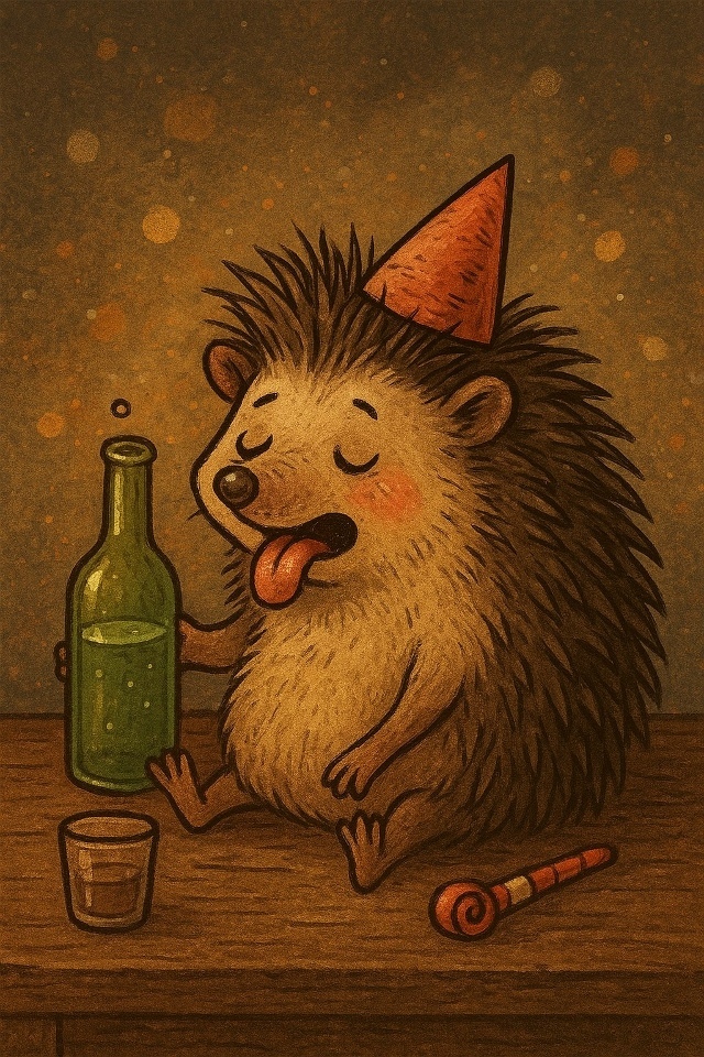 День пьяного ёжика отмечается сегодня))