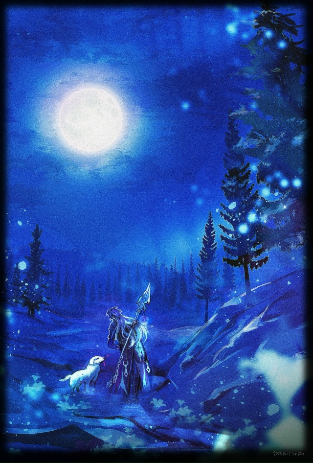 — Ночь – его время 🌠
✨ художник: uwazumi_yodomi ✨