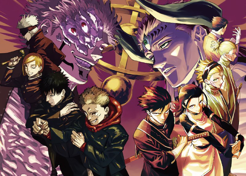 ⚡️Новая иллюстрация «Магической битвы» нарисованная Геге Акутами и Юджи Ивасаки.
Нпомню, что премье