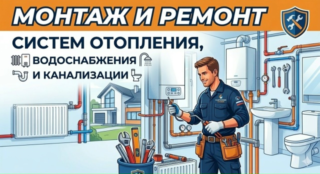 Сантехнические работы в городе и районе.
Выполняю любы...