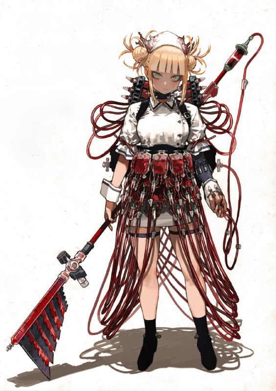 ⚡️Иллюстрация Химико Тоги от Кохэя Хорикоши к 10-летию манги «Моя геройская академия»!