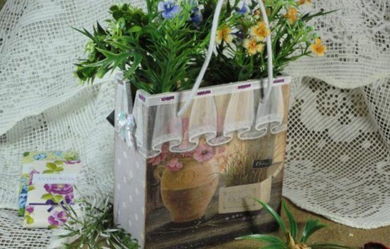 Декупаж и декор коробочки. Как нарисовать вуаль