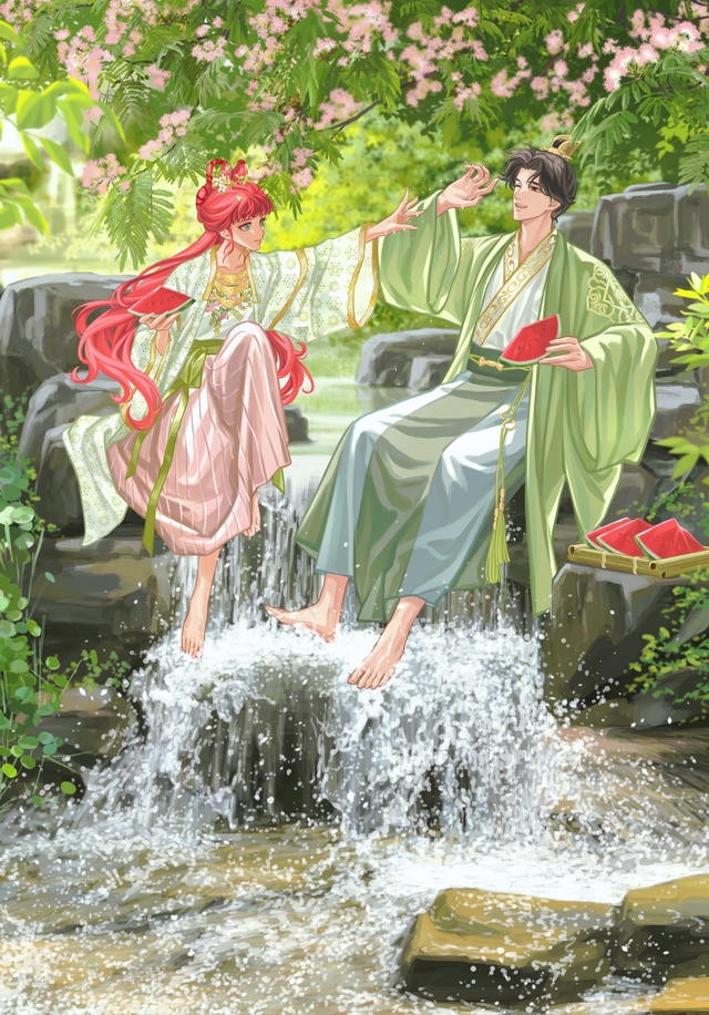#Juuni_Kokuki / Хроники 12 Королевств
Art: e_12k_e
(Ёко х Ракусюн)