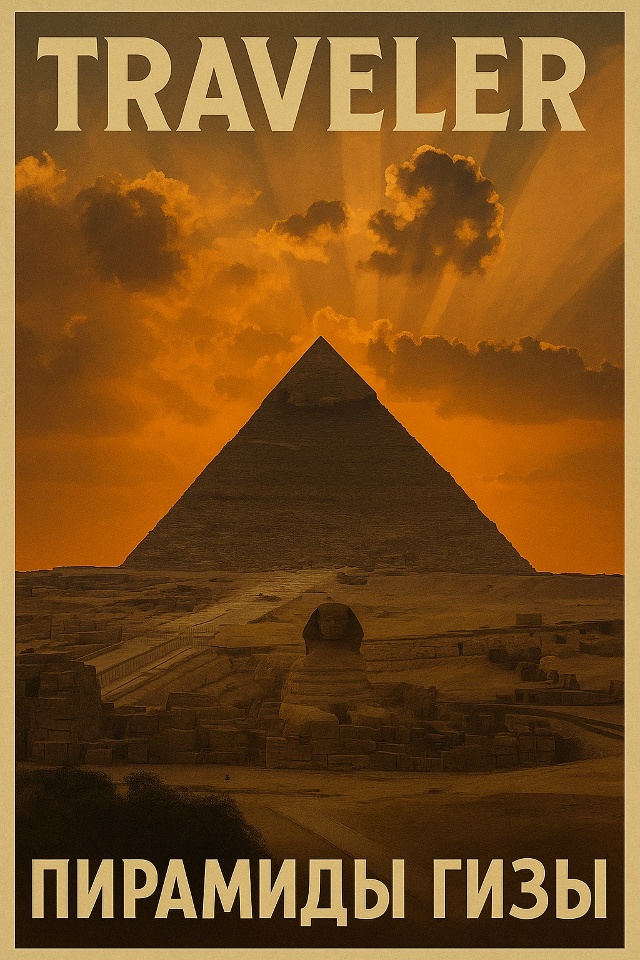 🌍 Пирамиды Гизы, Египет
Одно из семи чудес света, хран...