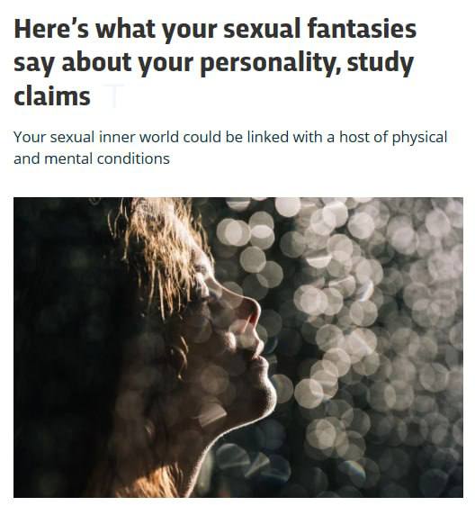 Невротики чаще предаются сексуальным фантазиям — показало исследование.
Сексуальные фантазии помога