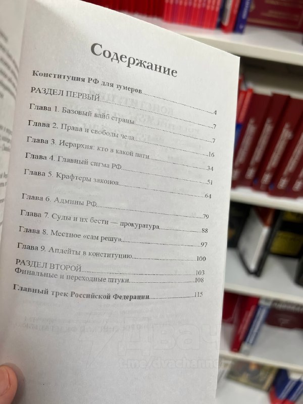 В России начали продавать Конституцию для… зумеров
Содержание соответствующее