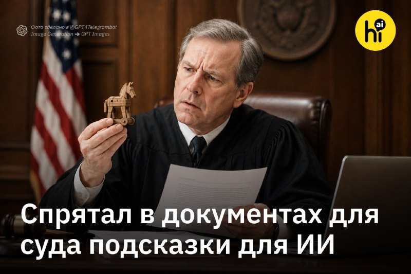 📌 Американец спрятал в судебных документах скрытые инструкции для ИИ
Мэтью Эллиотт из Коннектикута