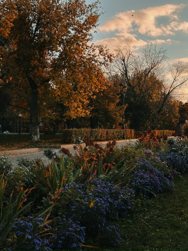 Осень на Орловской набережной Самары