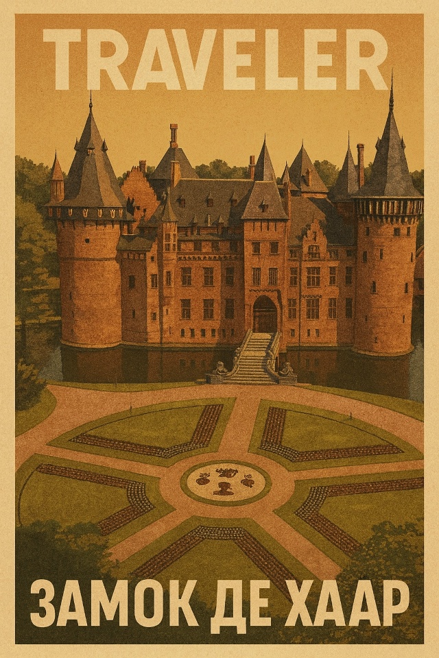 🌍Замок Де Хаар — кусочек Средневековья в современной...